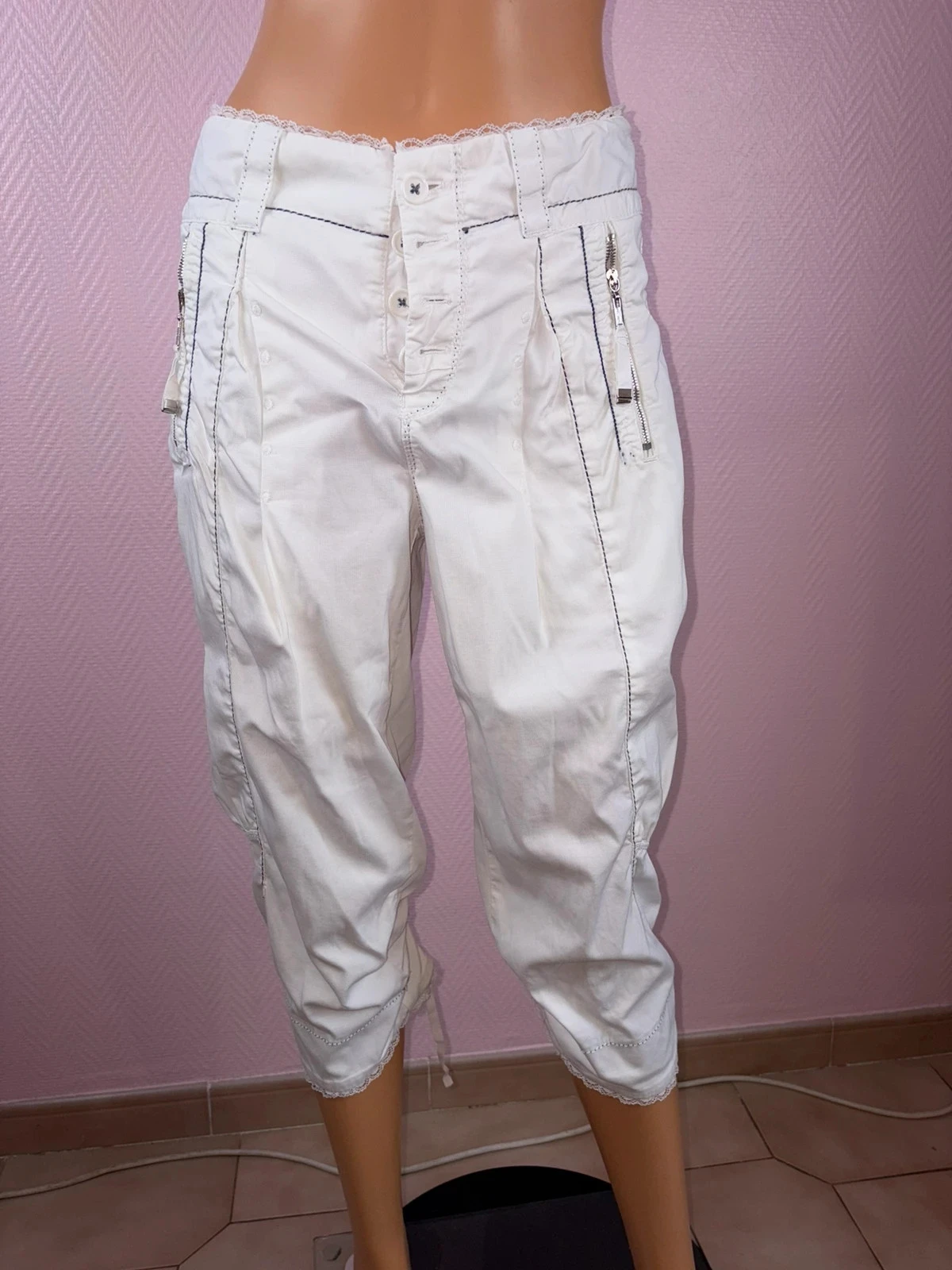 Pantalón de mujer de segunda mano High talla 38 – photo 2